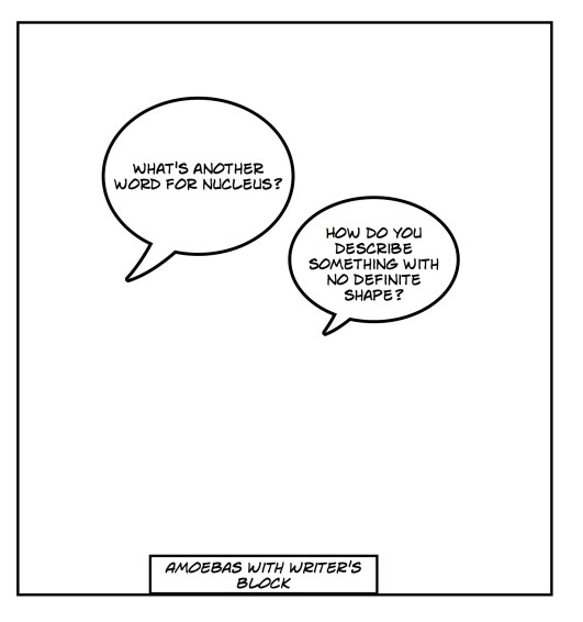 Amoeba's with Writer's Block
